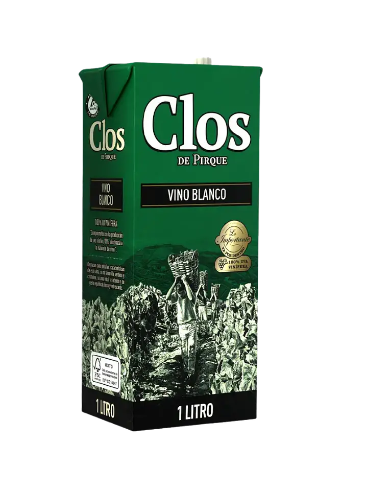 CLOS DE PIRQUE BLANCO TETRA 1 LT (CHILENO) 1