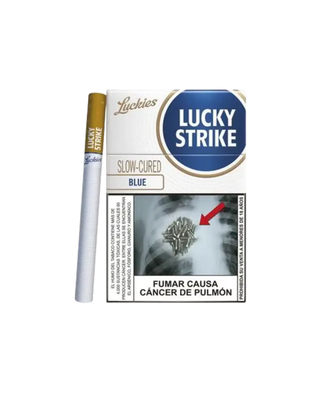 CAJETILLA LUCKY AZUL 1