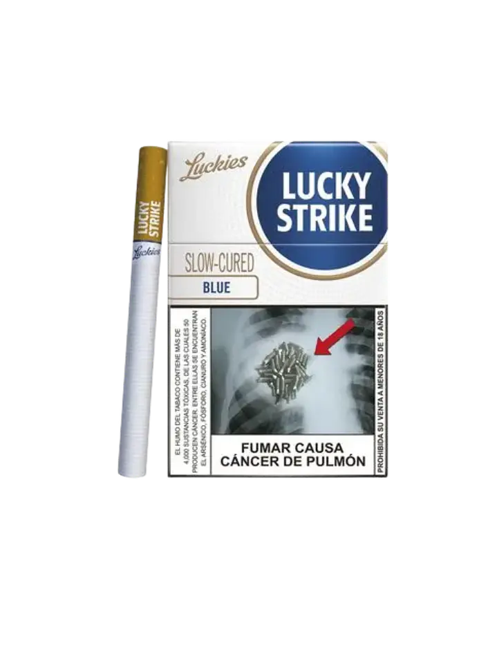 CAJETILLA LUCKY AZUL 1