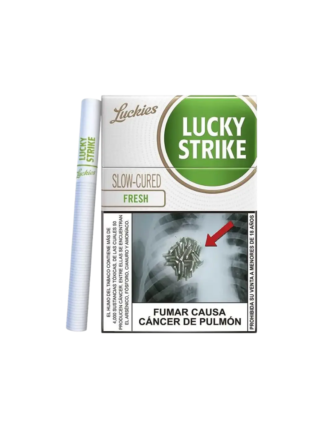 CAJETILLA LUCKY FRESH VERDE 1