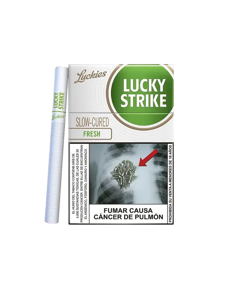 CAJETILLA LUCKY FRESH VERDE 1