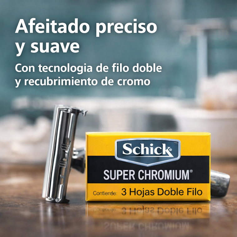 Cuchillas de Afeitar Schick Doble Filo para Barberia x 30 Hojas 5