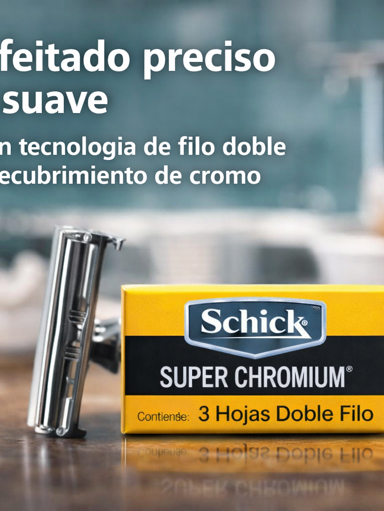 Cuchillas de Afeitar Schick Doble Filo para Barberia x 30 Hojas 5