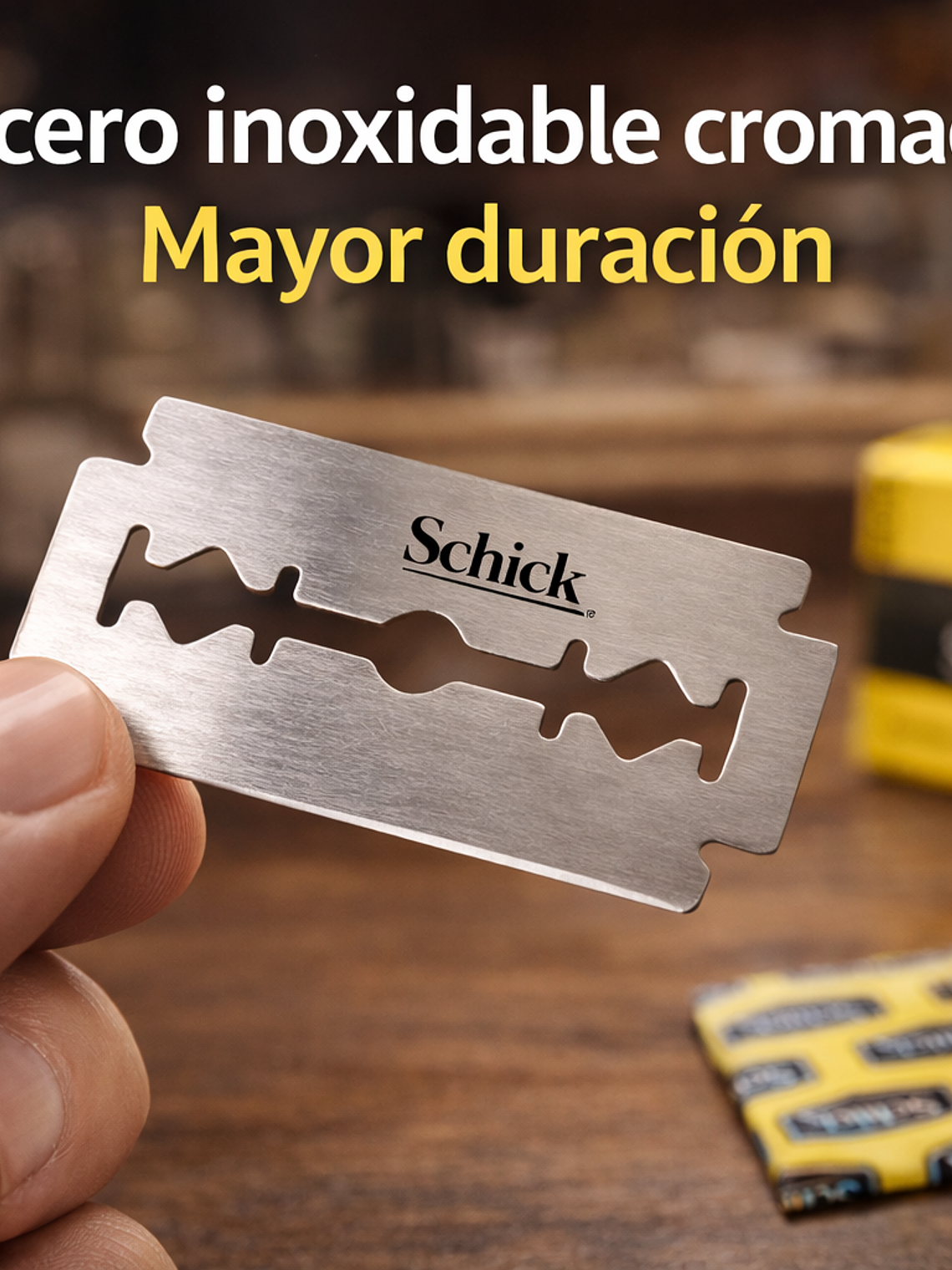 Cuchillas de Afeitar Schick Doble Filo para Barberia x 30 Hojas 6