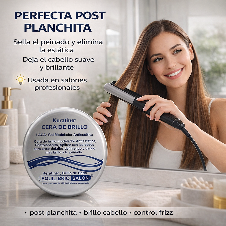 Cera Cabello Hombre Brillante Modelador Antiestática 120g 10