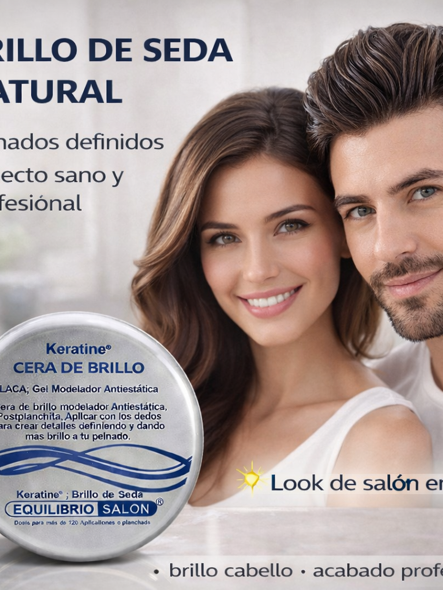 Cera Cabello Hombre Brillante Modelador Antiestática 4
