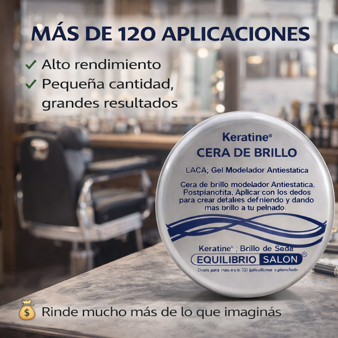 Cera Cabello Hombre Brillante Modelador Antiestática 120g 6