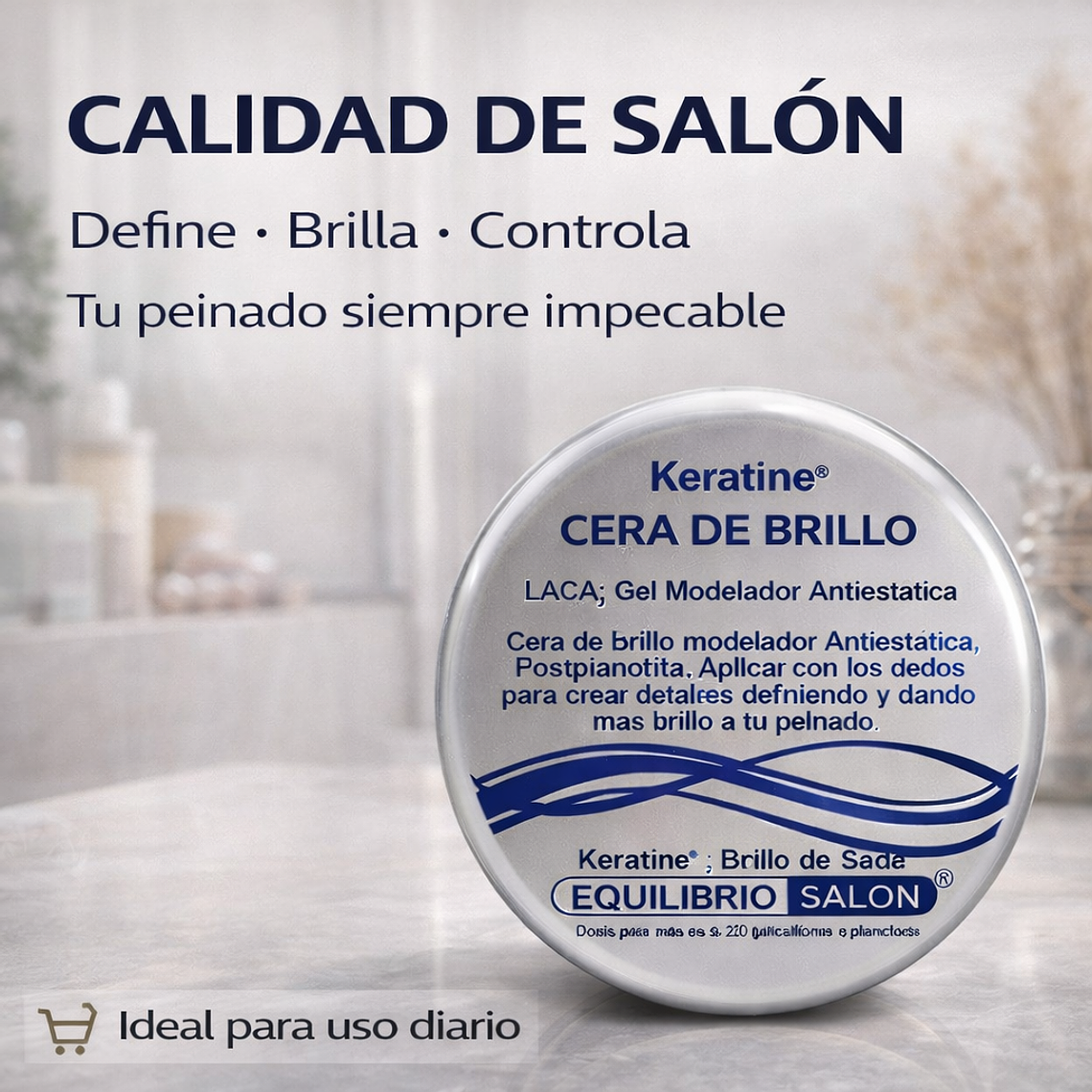 Cera Cabello Hombre Brillante Modelador Antiestática 120g 7