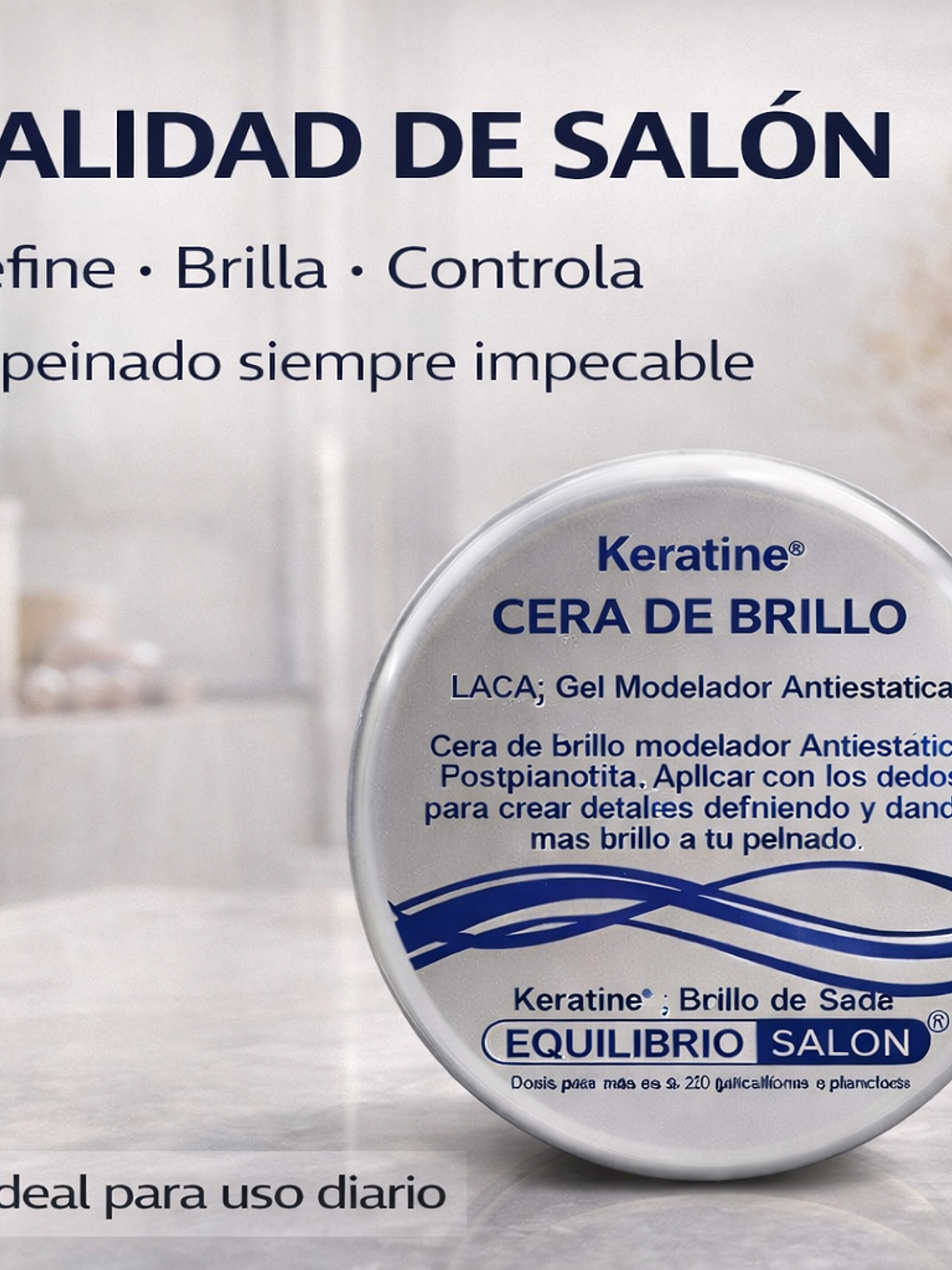 Cera Cabello Hombre Brillante Modelador Antiestática 7