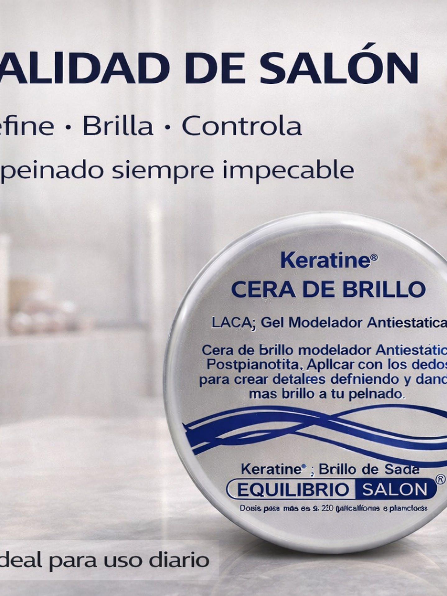 Cera Cabello Hombre Brillante Modelador Antiestática 7