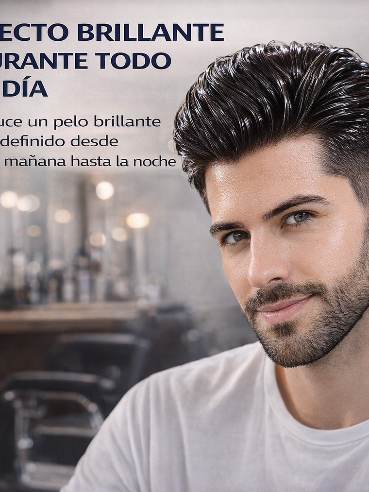 Cera Cabello Hombre Brillante Modelador Antiestática 8