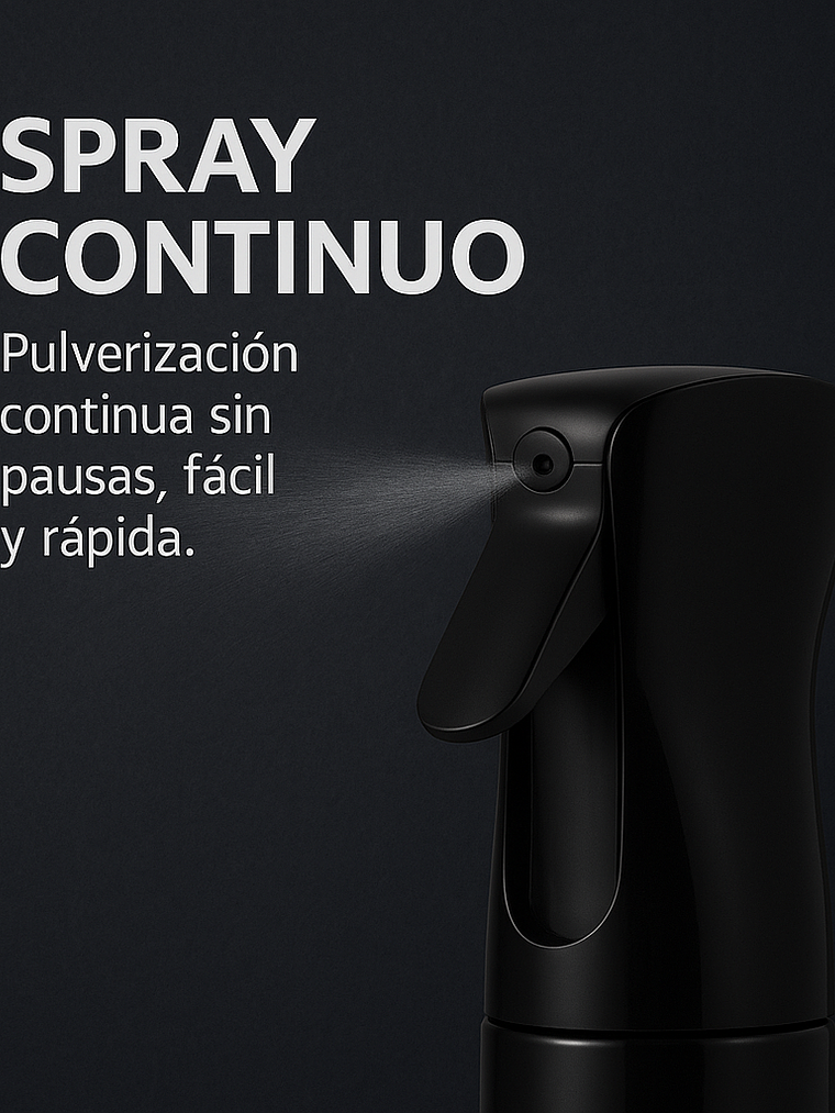 Rociador Agua Trimx Spray Nano Pulverizador para Barberia 300 ml 3