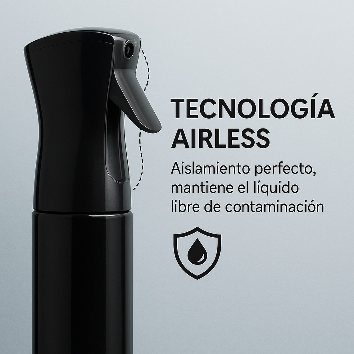 Rociador Agua Trimx Spray Nano Pulverizador para Barberia 300 ml 4