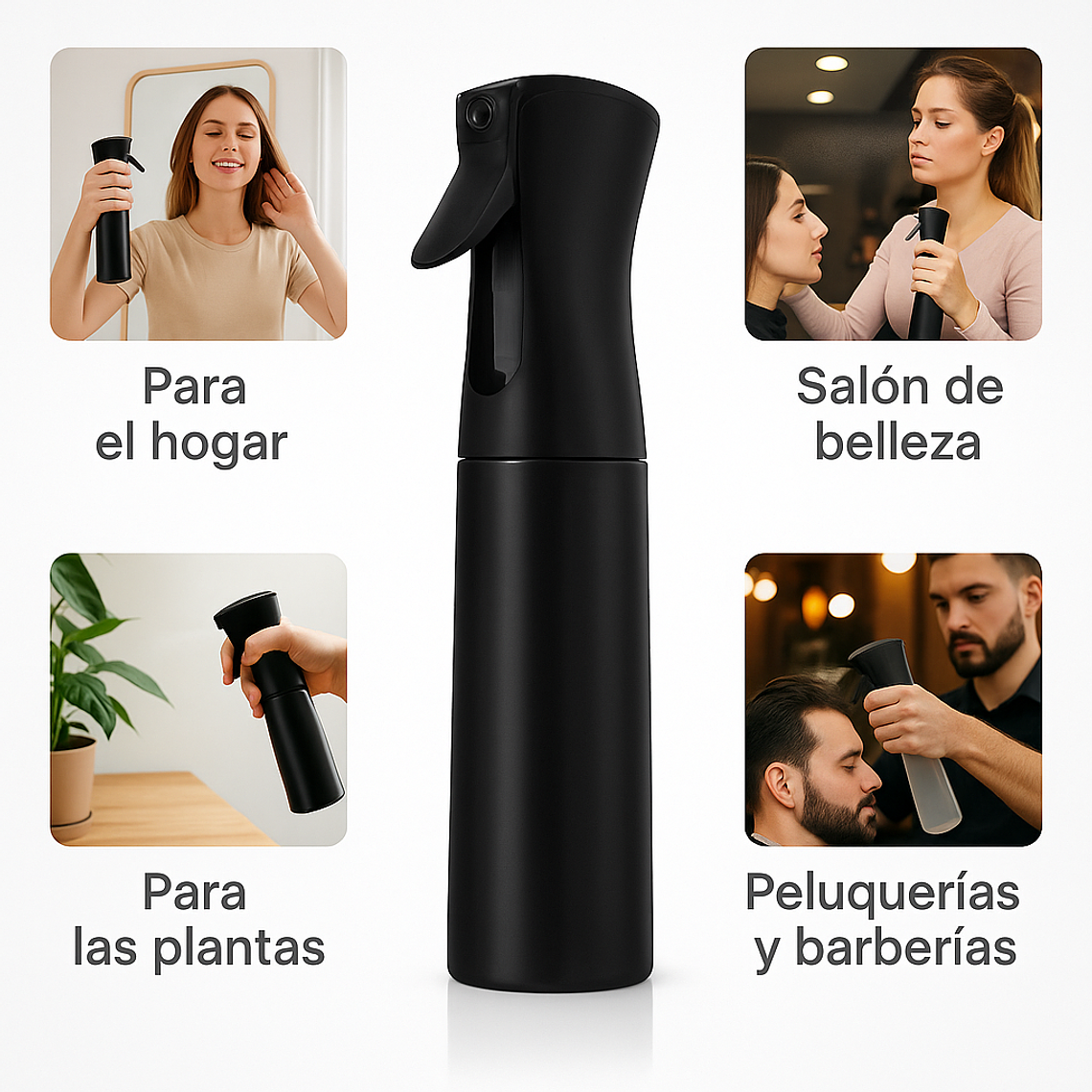 Rociador Agua Trimx Spray Nano Pulverizador para Barberia 300 ml 5