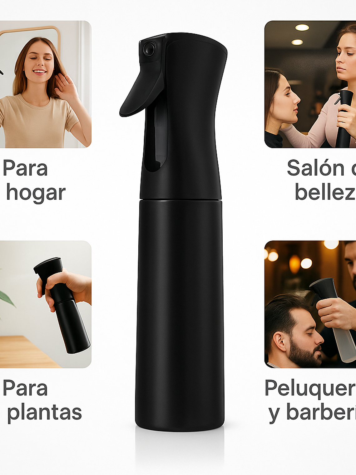 Rociador Agua Trimx Spray Nano Pulverizador para Barberia 300 ml 5