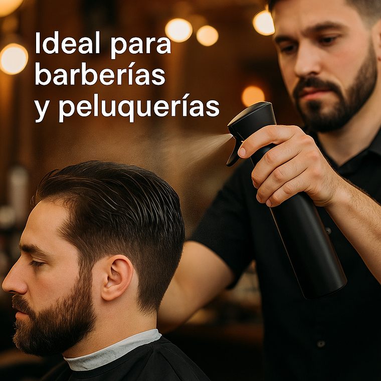 Rociador Agua Trimx Spray Nano Pulverizador para Barberia 300 ml 6