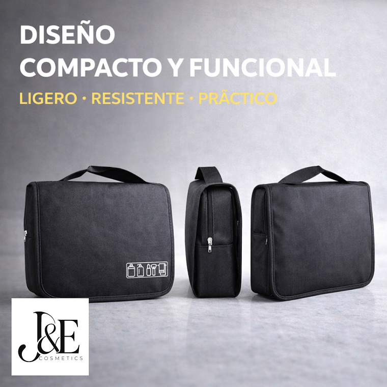 Neceser Organizador De Viaje Impermeable Unisex, Resistente 3