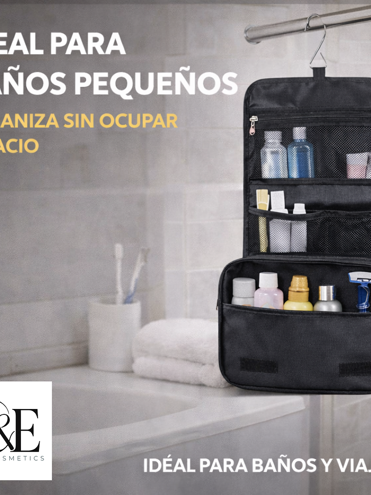 Neceser Organizador De Viaje Impermeable Unisex, Resistente 5