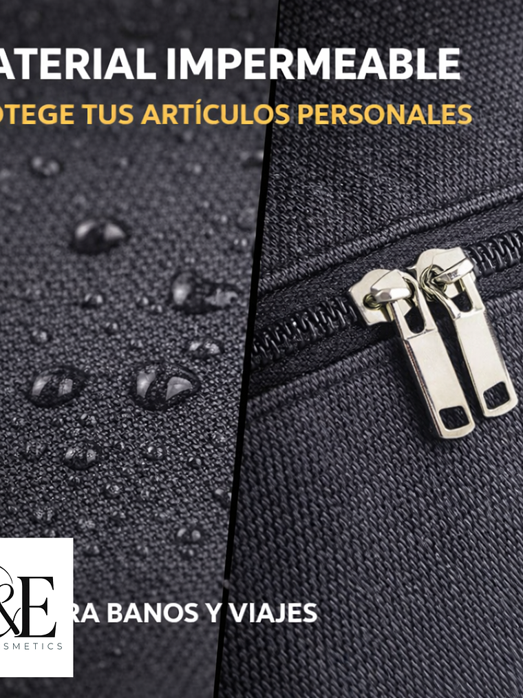 Neceser Organizador De Viaje Impermeable Unisex, Resistente 9