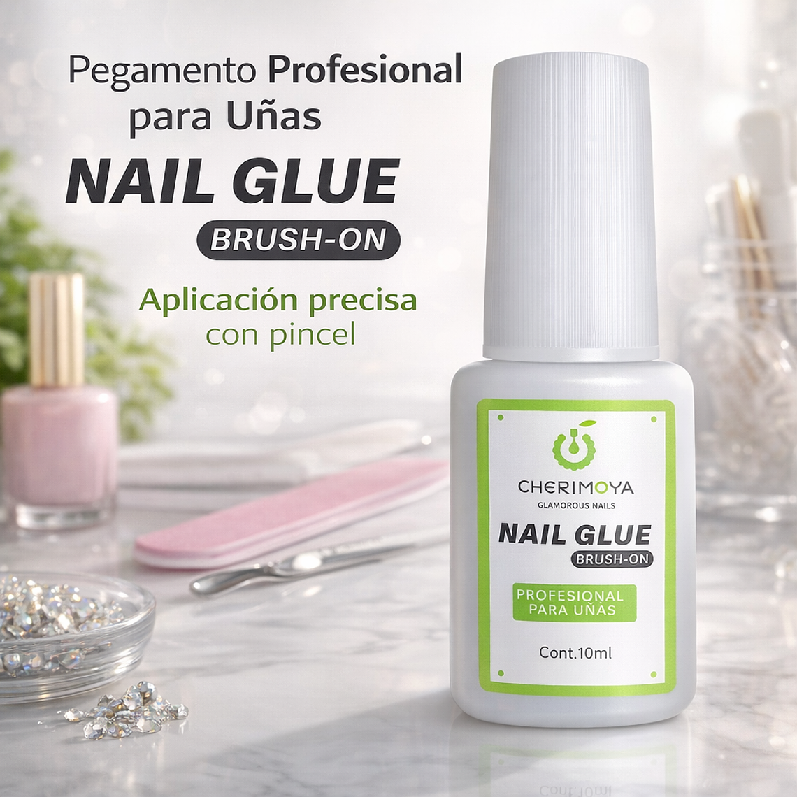 Pegamento Para Uñas Postizas Cherimoya 10 Ml Larga Duración 7