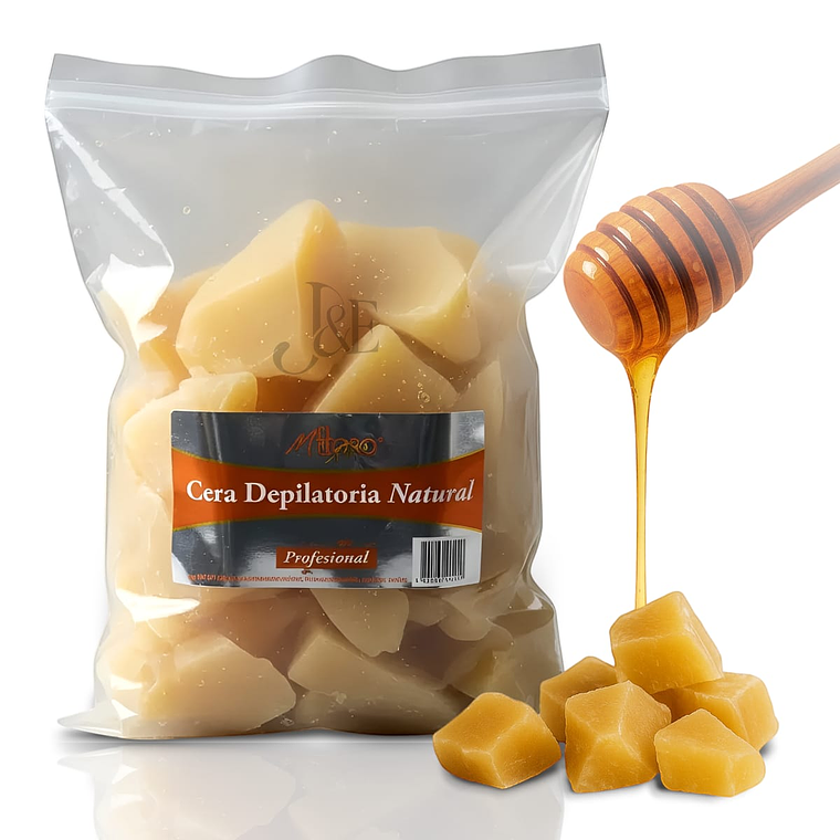 Cera Depilatoria Natural Miel Mflora Profesional 1kg 1