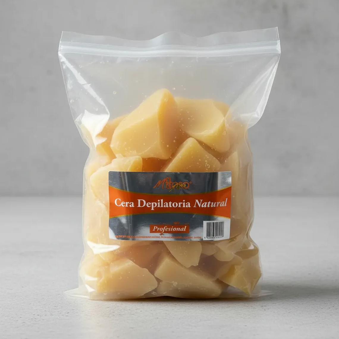 Cera Depilatoria Natural Miel Mflora Profesional 1kg 2