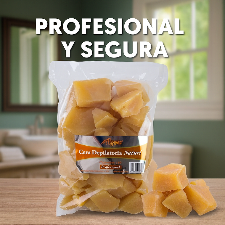 Cera Depilatoria Natural Miel Mflora Profesional 1kg 5