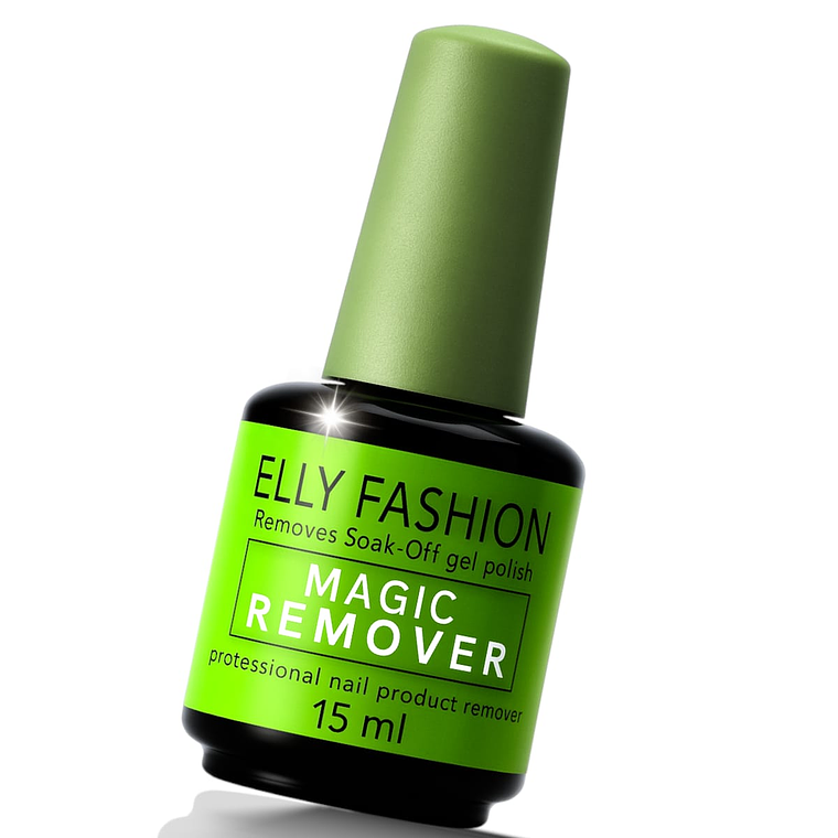 Removedor Esmalte Permanente Gel Uv Mágico Sin Acetona 15ml 1
