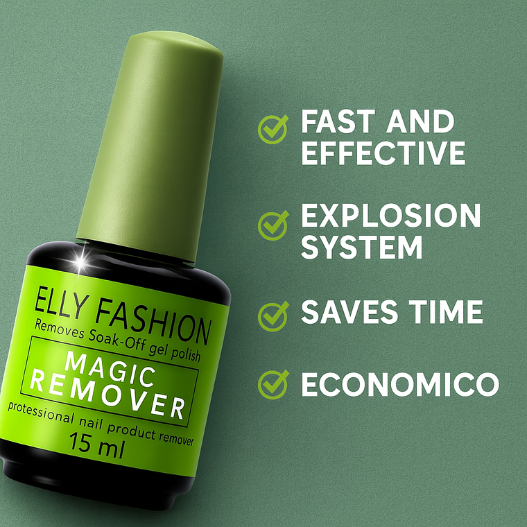 Removedor Esmalte Permanente Gel Uv Mágico Sin Acetona 15ml 8