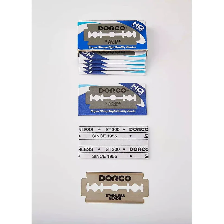 Cuchillas Dorco Doble Filo Para Barbería Pack De 100 Unidades 4