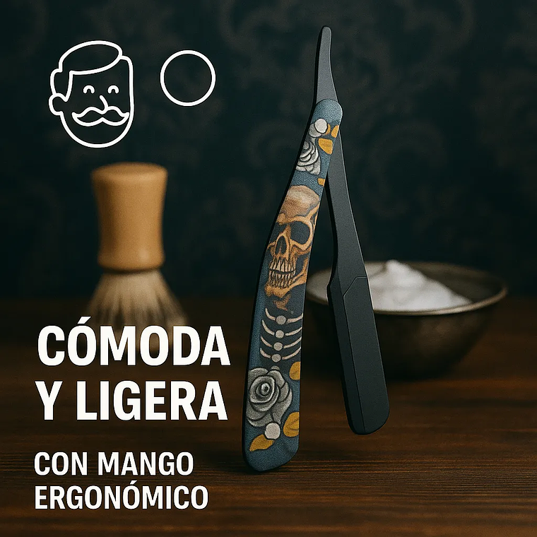 Kit Barba Masculino Schick Navaja Afeitar Jabón Y Brocha 6