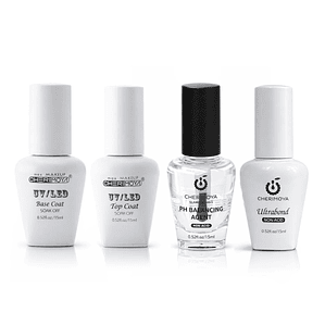 Kit Top Coat Base Coat Ph Balance Y Ultrabond Esmaltado Gel