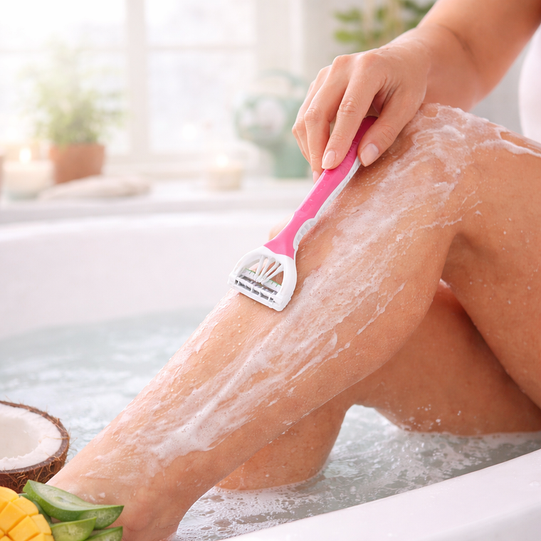 Maquina De Afeitar Schick Mujer 3 Hojas Piel Sensible Pack 3 2