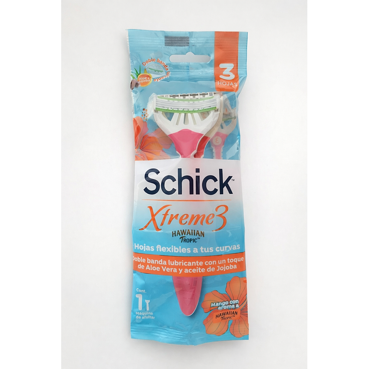 Maquina De Afeitar Schick Mujer 3 Hojas Piel Sensible Pack 3 6