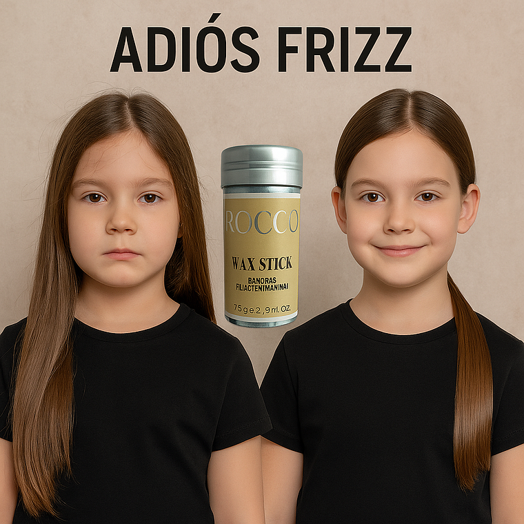 Cera en Barra Mujer Cabello Cepillo Pulidor y Peineta Kit Peinado 9