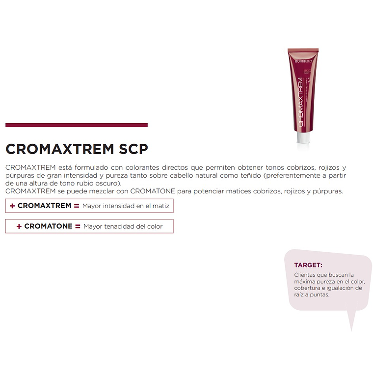 Tintura Cabello Cromatone Rojizo Max Cobertura 60g X 2 Tubos 5