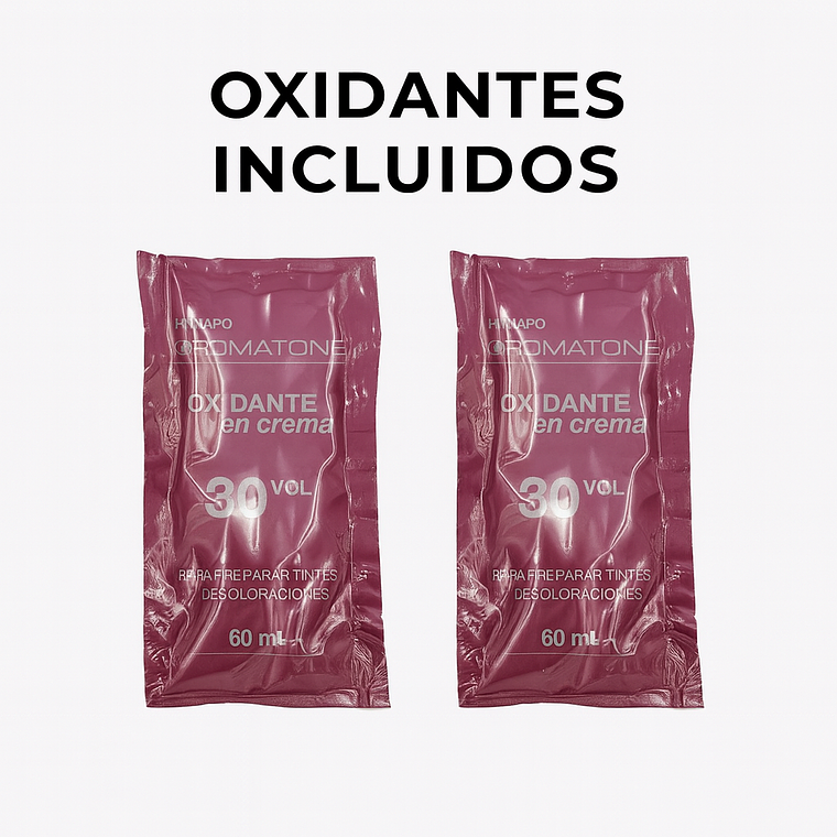 Tintura Cabello Cromatone Rojizo Max Cobertura 60g X 2 Tubos 7