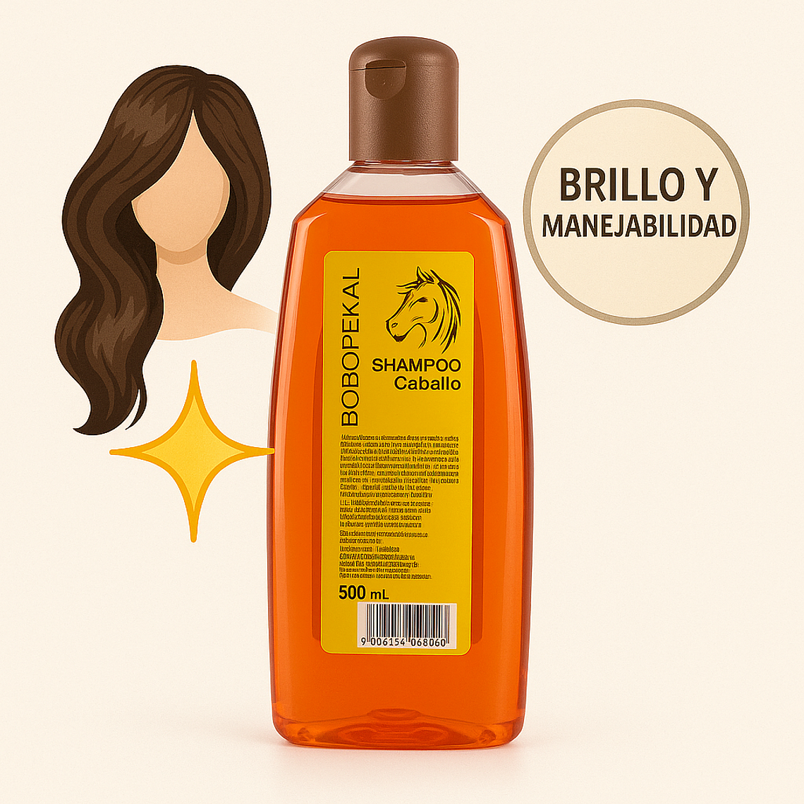 Shampoo Cola de Caballo para Cabello Obopekal 500 gr  8