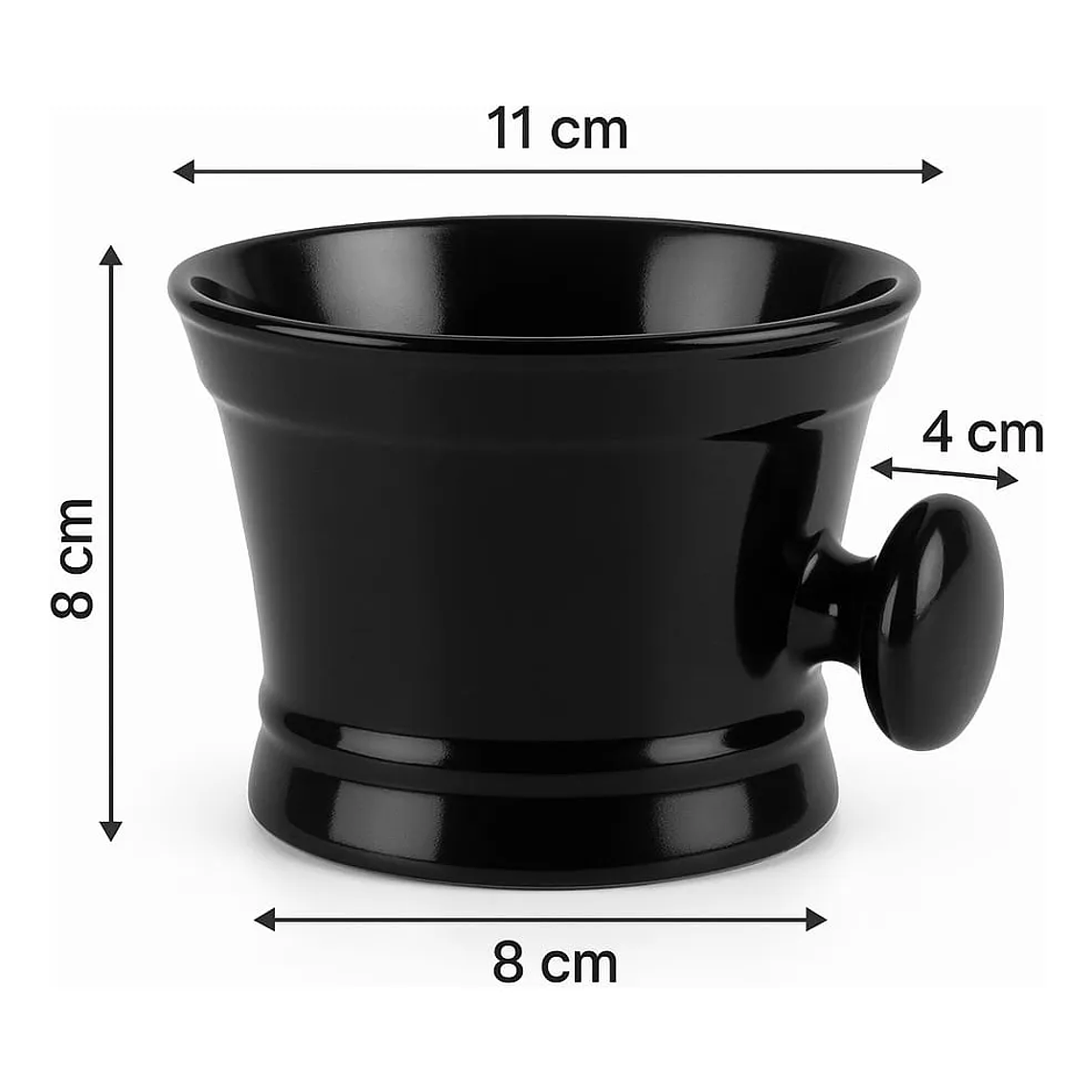 Jabón Afeitar Hisopo Tazón Kit Afeitado Clasico Hacer Espuma 4