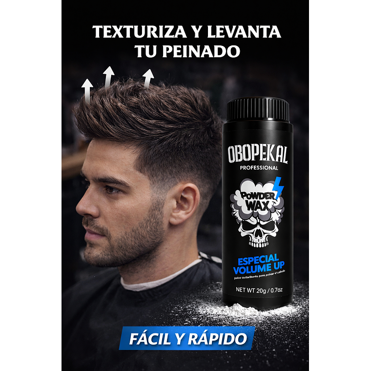 Polvo Texturizador Para Cabello Unisex 20g Volumen Duradero 4