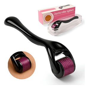 Dermaroller Rodillo Crecimiento de Barba 540 Micro Agujas 0.50mm