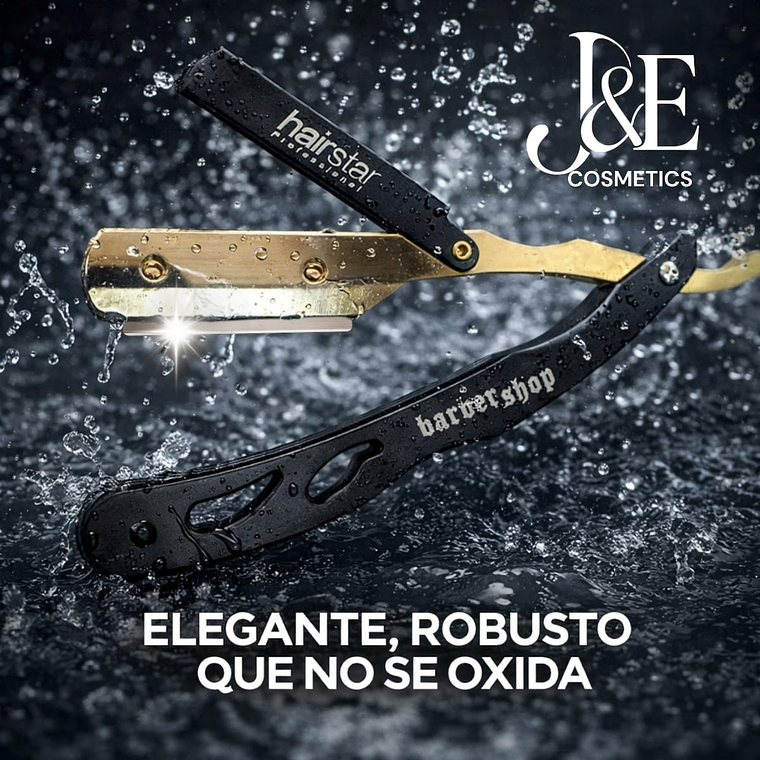 Kit Barba Hombre Navaja Afeitar Cuchillas Jabon Hisopo Bolso 2