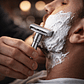 Kit Navaja Rasuradora Clásica Jabón Afeitar Hisopo Barbería Maquinilla Safety Razor Ajustable Neceser Jabón Brocha Cuchillas - Miniatura 3