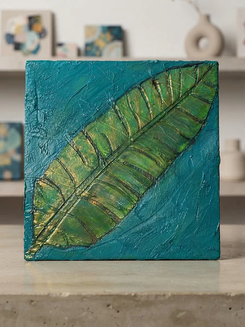 Folha Tropical Dourada