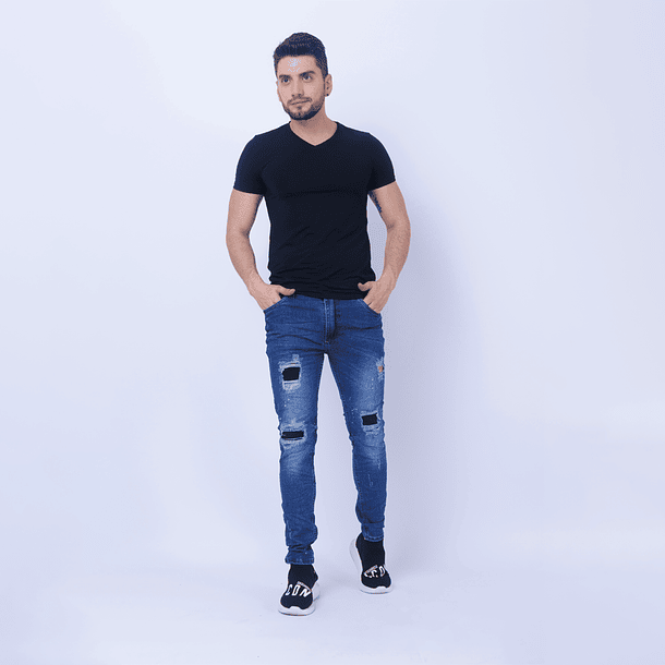 Jeans Hombre Confort Mas que Medio Moda 1