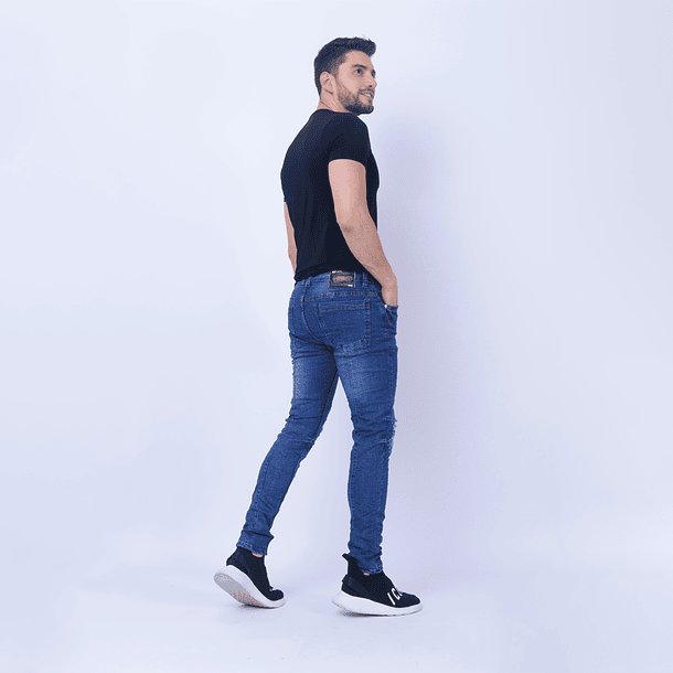 Jeans Hombre Confort Mas que Medio Moda 2