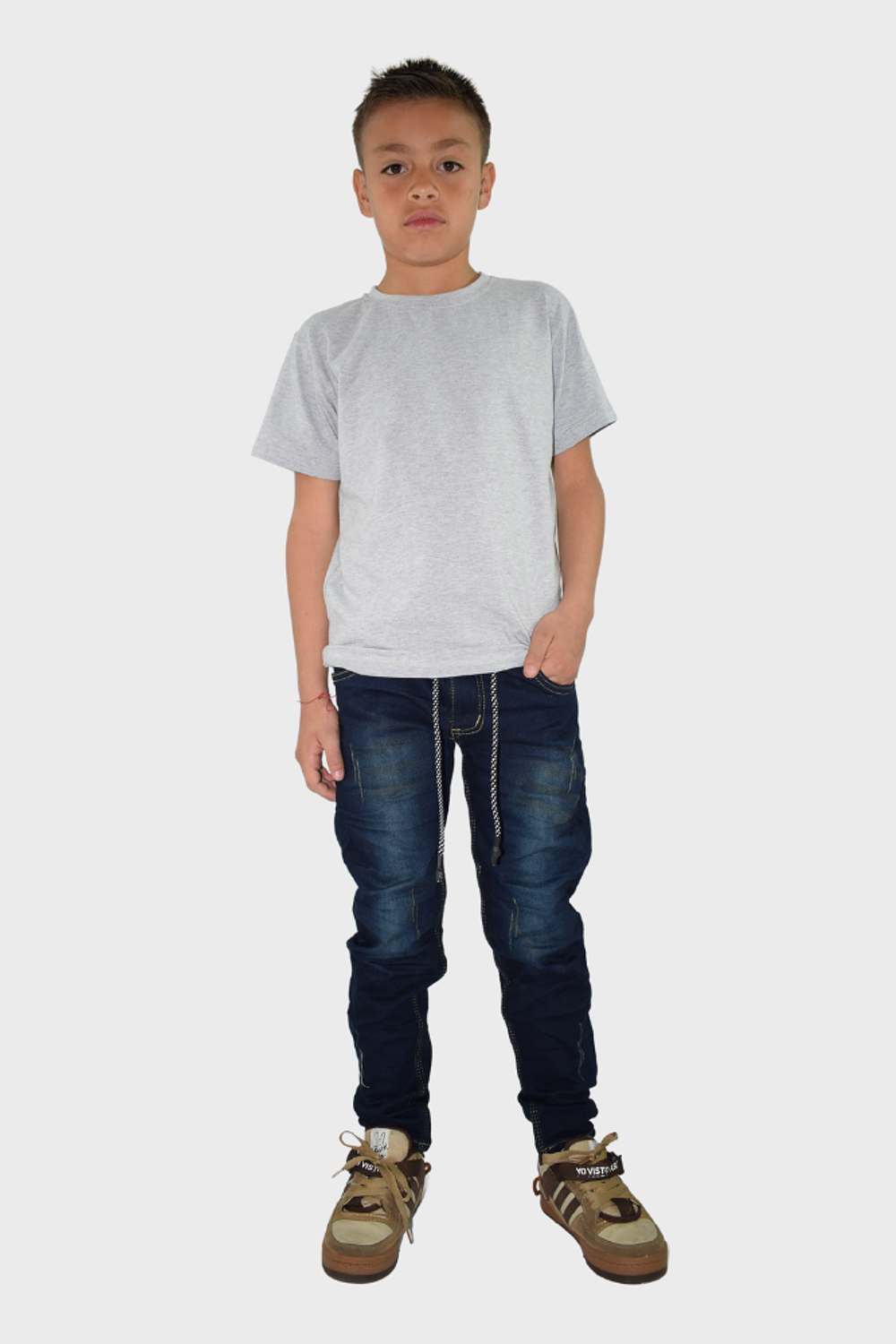 Greenish Jogger Boy Jeans 1