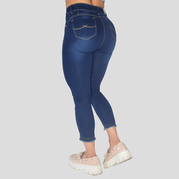 Jeans Capri de Mujer Mas Que Medio  2