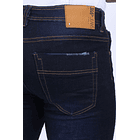 Jeans confort para hombre tono industrial rasgado 4