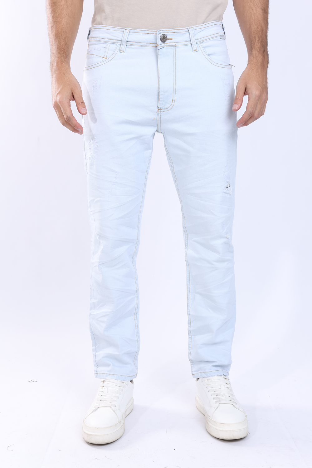 Men's comfort jean in Ice tone 4